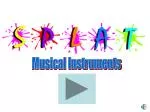 Musical Instruments - slide 1