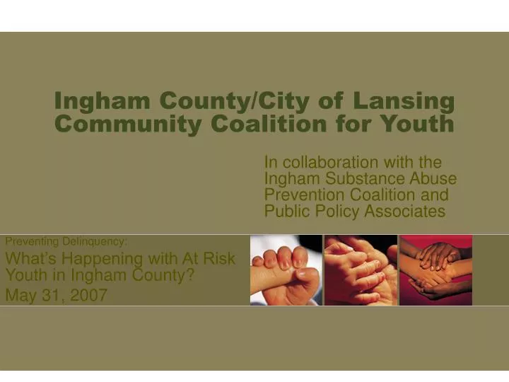 ingham county city of lansing community coalition for youth