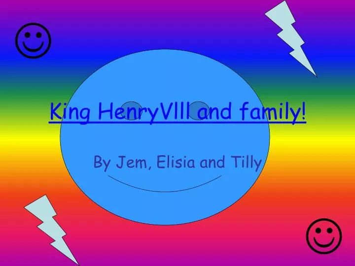 king henryvlll and family