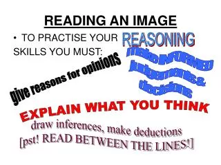 READING AN IMAGE