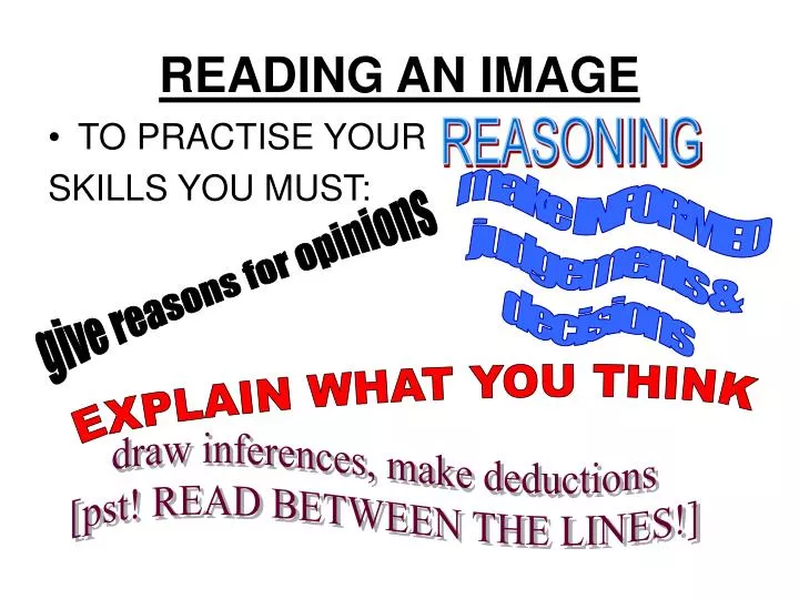 reading an image