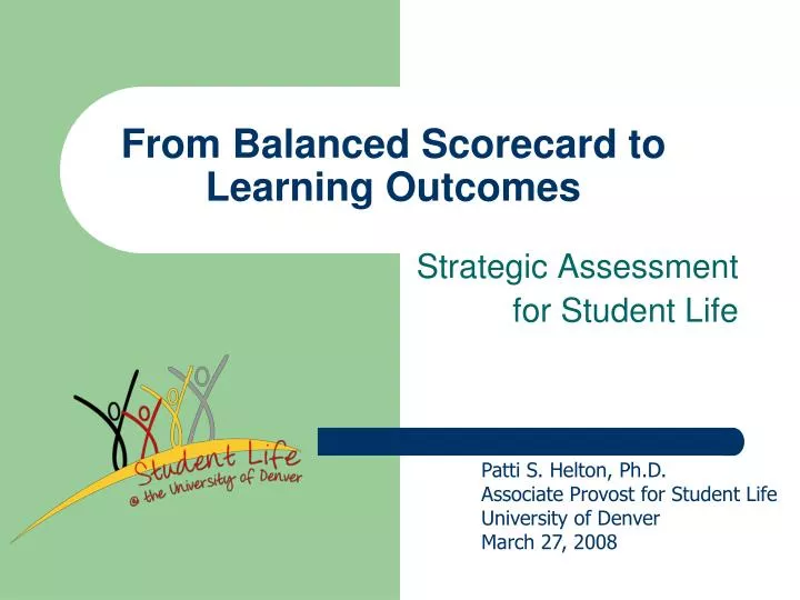 from balanced scorecard to learning outcomes