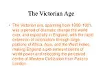 The Victorian Age - slide 1