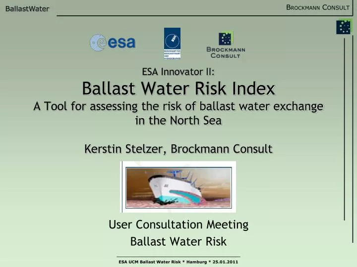 user consultation meeting ballast water risk