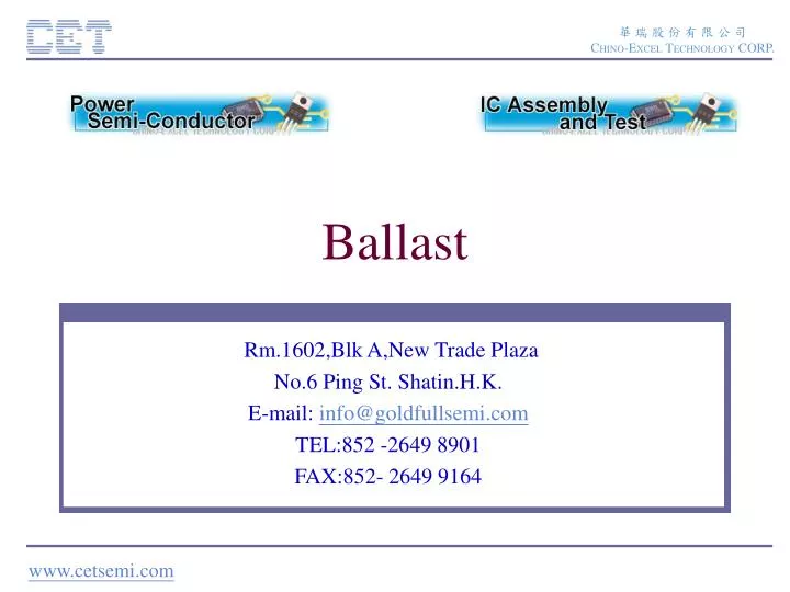 ballast