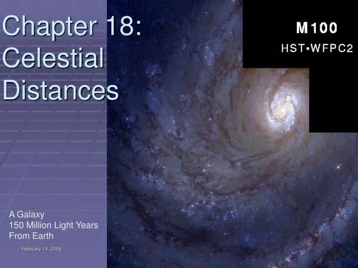 chapter 18 celestial distances