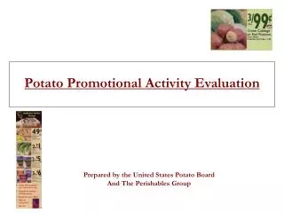 Potato Promotional Activity Evaluation