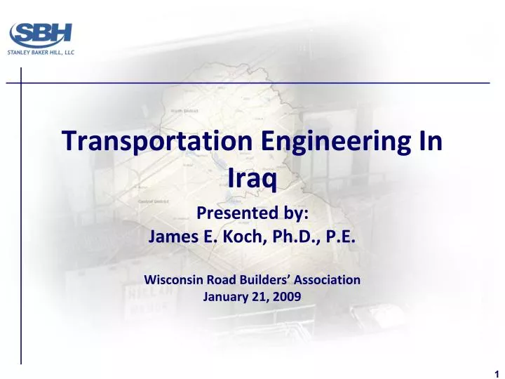 transportation engineering in iraq