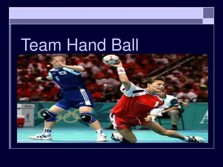 team hand ball