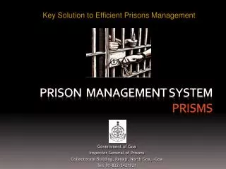 Prison Management System PRISMS