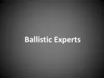 Ballistic Experts