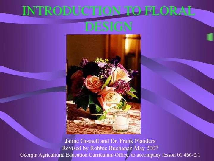 introduction to floral design