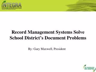 record management systems solve school district’s document p
