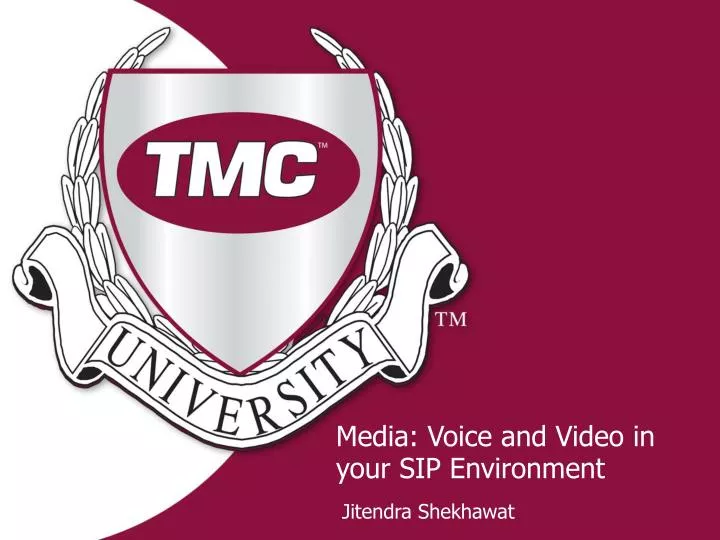 media voice and video in your sip environment