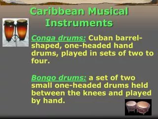 Caribbean Musical Instruments