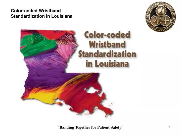 color coded wristband standardization in louisiana