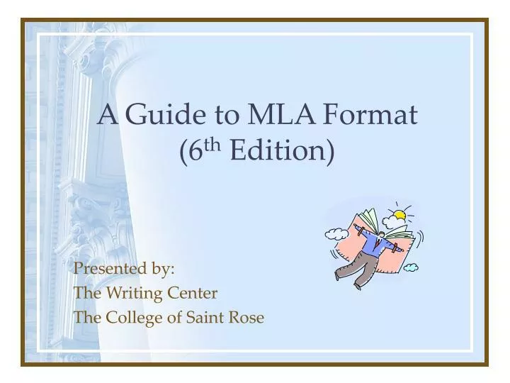 a guide to mla format 6 th edition