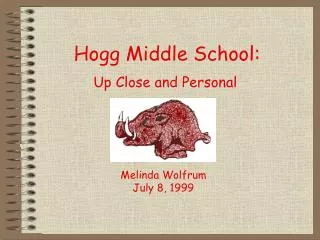 Hogg Middle School: