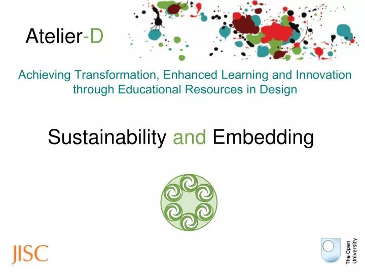 sustainability and embedding