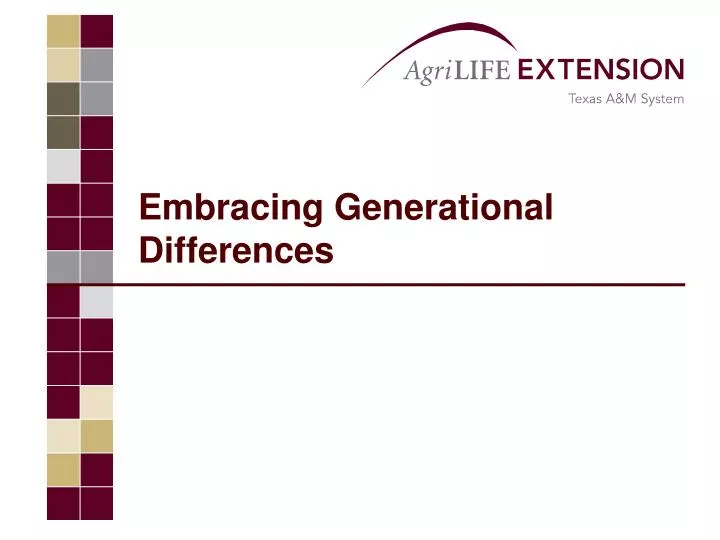 embracing generational differences