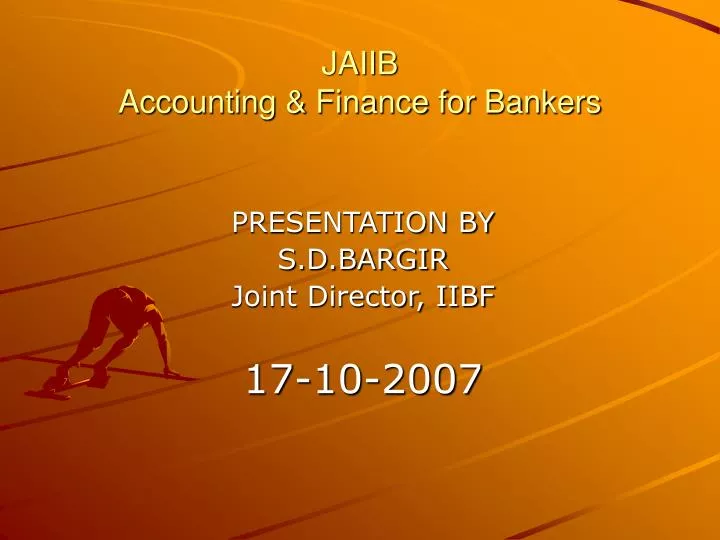 jaiib accounting finance for bankers