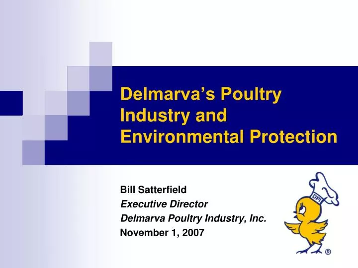 delmarva s poultry industry and environmental protection