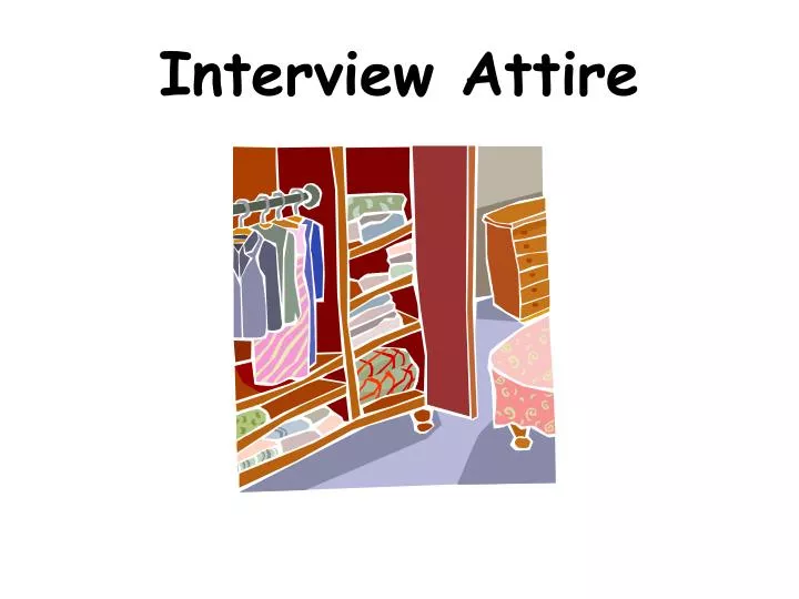 interview attire