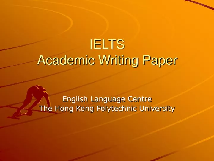 ielts academic writing paper