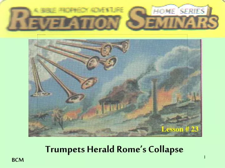 trumpets herald rome s collapse