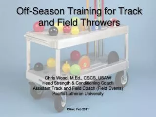 Off-Season Training for Track and Field Throwers