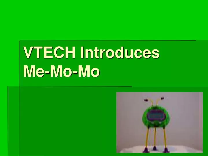 vtech introduces me mo mo