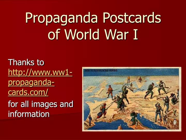 propaganda postcards of world war i