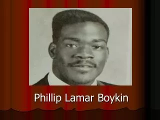 Phillip Lamar Boykin