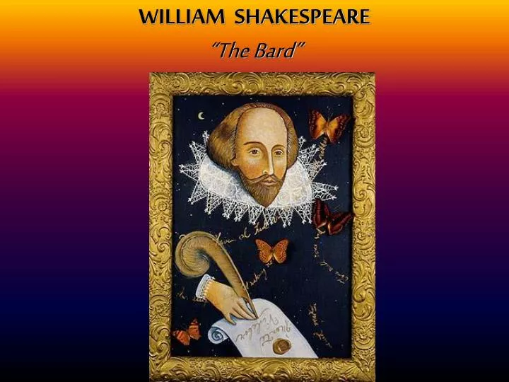 william shakespeare the bard