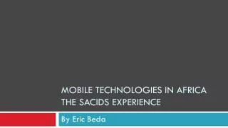sacids mobile examples