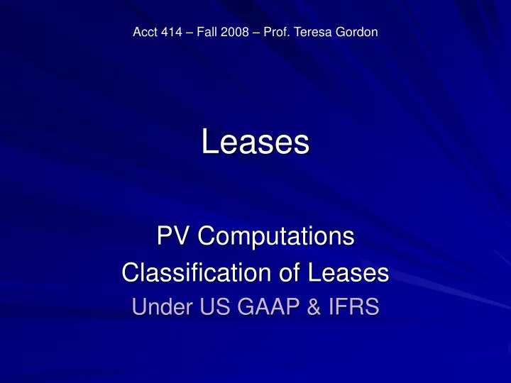 leases