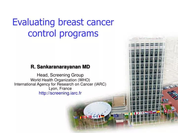 evaluating breast cancer control programs
