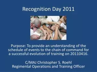Recognition Day 2011