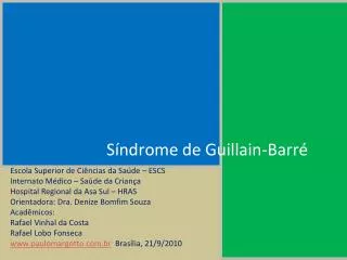 s ndrome de guillain barr