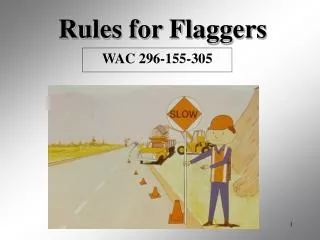 Rules for Flaggers