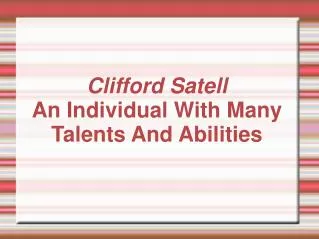 clifford satell