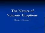 The Nature of Volcanic Eruptions