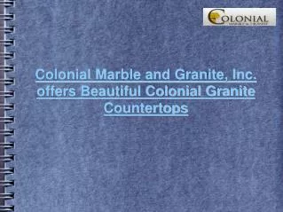 Colonial Granite Countertops