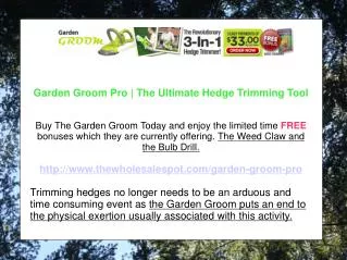 Garden Groom Pro - Top Contender in Electric Hedge Trimmers