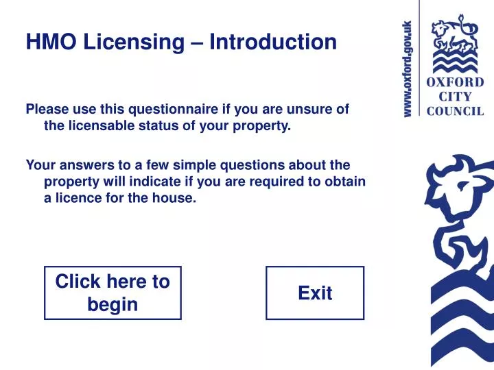 hmo licensing introduction