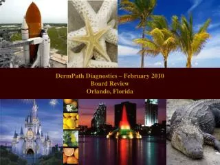 DermPath Diagnostics – February 2010 Board Review Orlando, Florida