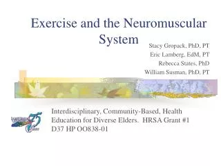 Exercise and the Neuromuscular System