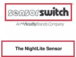 The NightLite Sensor