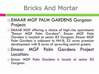 bnmindia presents "emaar mgf palm gardens" gurgaon