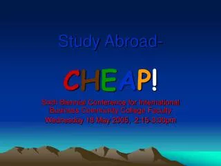 Study Abroad-